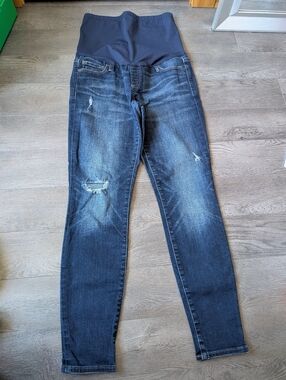 GAP Maternity Dark Wash Blue Stretch Jeans